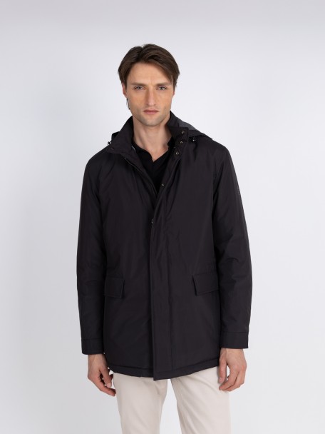 Parka t�cnica com capuz
