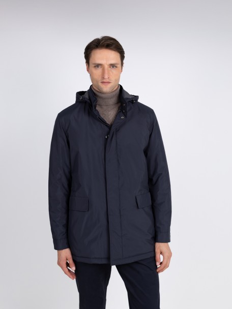 Parka t�cnica com capuz