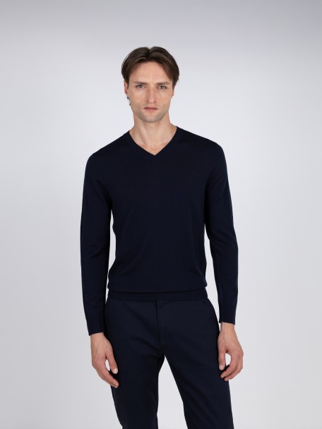 Camisola de malha 100% l� merino