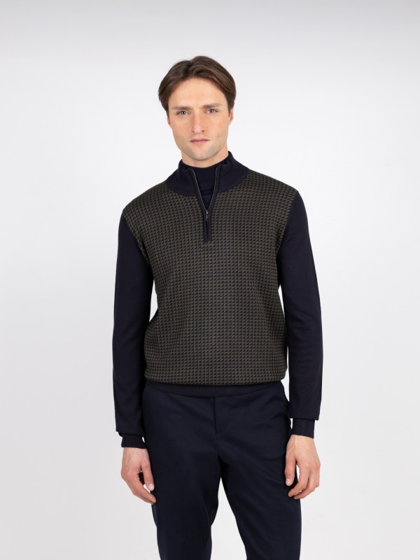 Suter de medio cierre con patrn