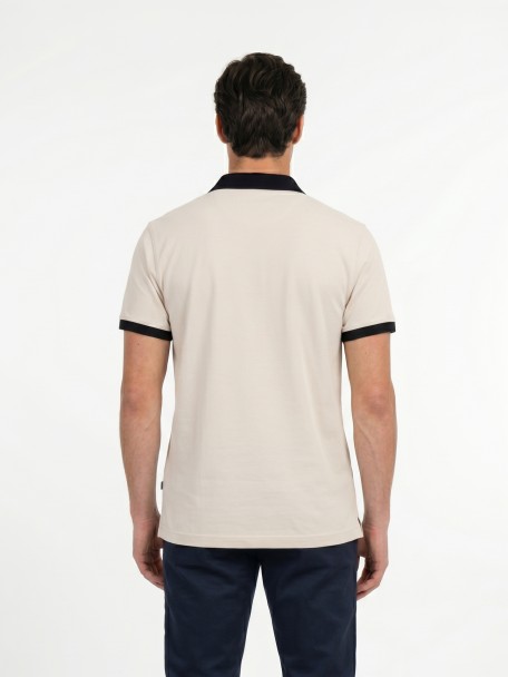 Cotton and Elastane Polo Shirt Cotton and Elastane Polo Shirt