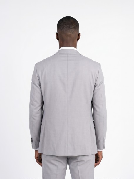 Traje de microdiseño regular fit Traje de microdiseño regular fit
