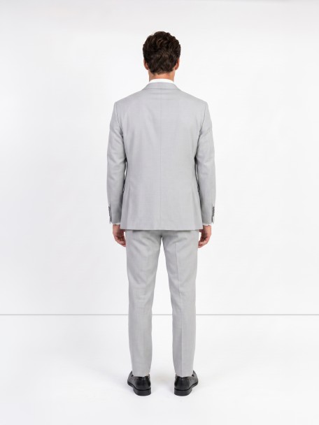 Fato de micro padrão slim fit Fato de micro padrão slim fit