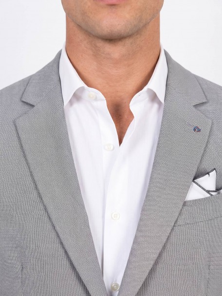 Slim Fit Micro-Pattern Suit Slim Fit Micro-Pattern Suit
