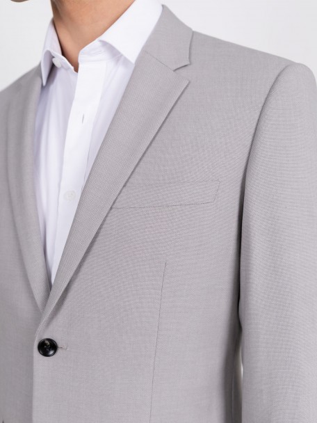 Slim Fit Micro-Pattern Suit Slim Fit Micro-Pattern Suit