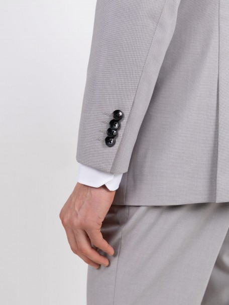 Slim Fit Micro-Pattern Suit Slim Fit Micro-Pattern Suit