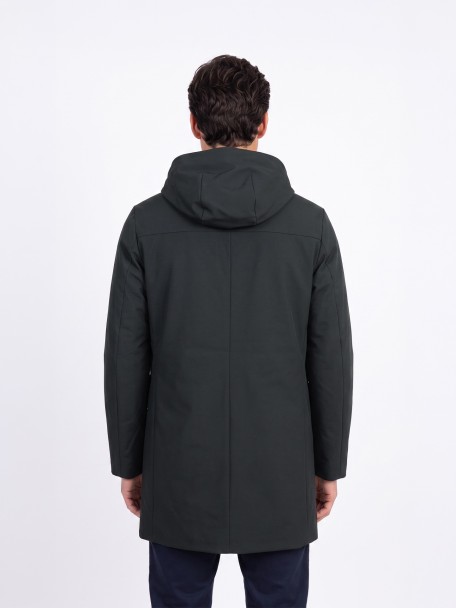 Parka técnica acolchada con capucha Parka técnica acolchada con capucha