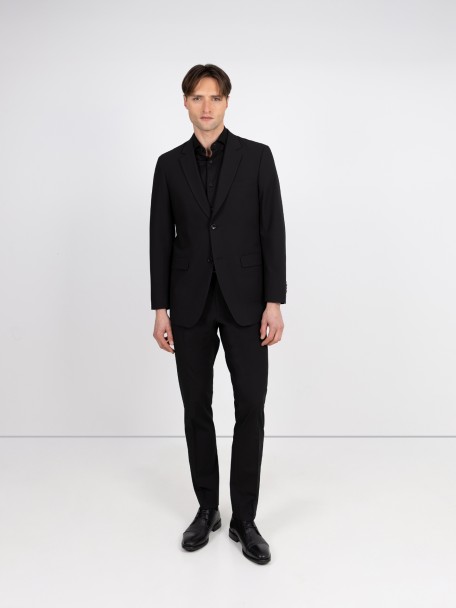 Traje liso slim fit
