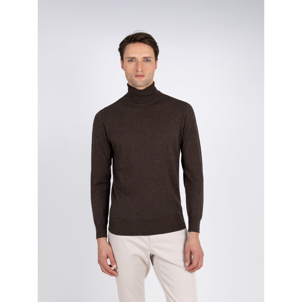 Cashmere Boutique Suéter 100% Puro De Cachemira Con Cremallera Completa Para Hombre, Manga Larga, Ligero Y Cálido, Carbón Vegetal
